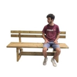 Banco con respaldo MASGAMES VIC