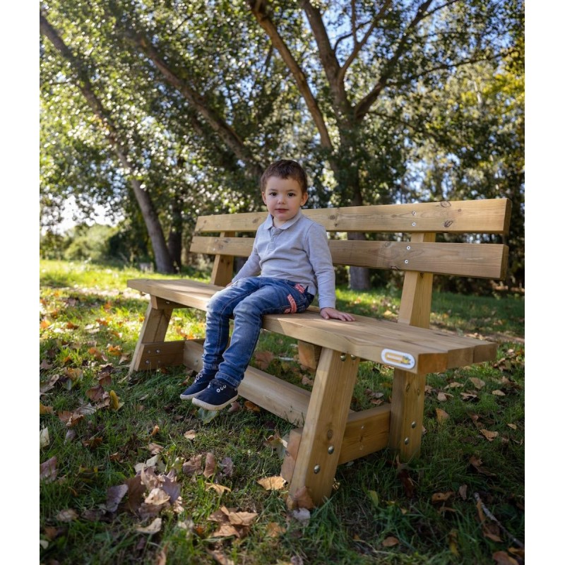 Banco con respaldo MASGAMES VIC