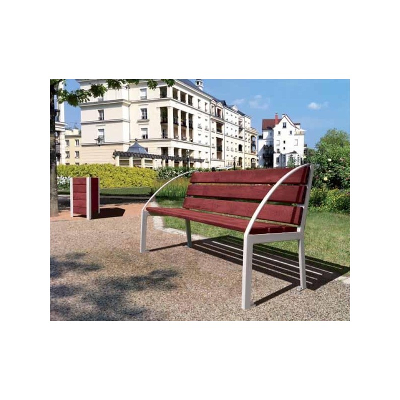 Banco de madera de roble SILAOS