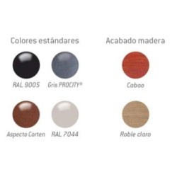 Banco de madera tropical SILAOS