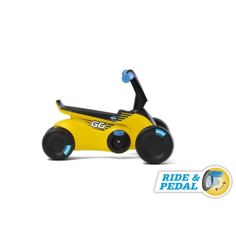 BERG GO² SparX Yellow andador evolutivo a coche de pedales