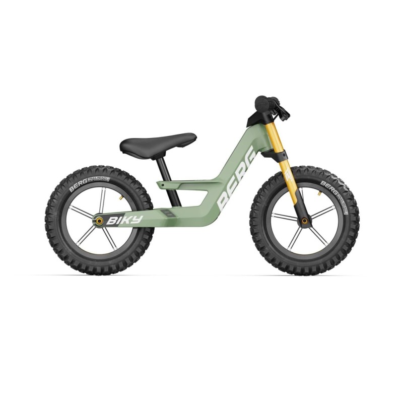 Bici sin pedales BERG BIKY Cross Green con freno de mano