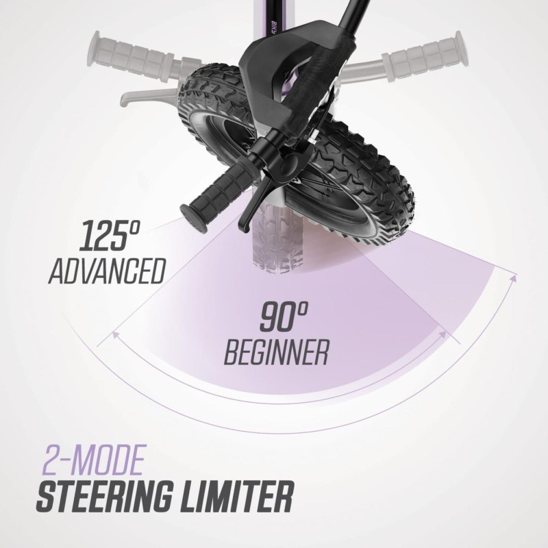 Bici sin pedales BERG BIKY Cross Purple con freno de mano