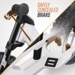 Bici sin pedales BERG BIKY Cross White con freno de mano