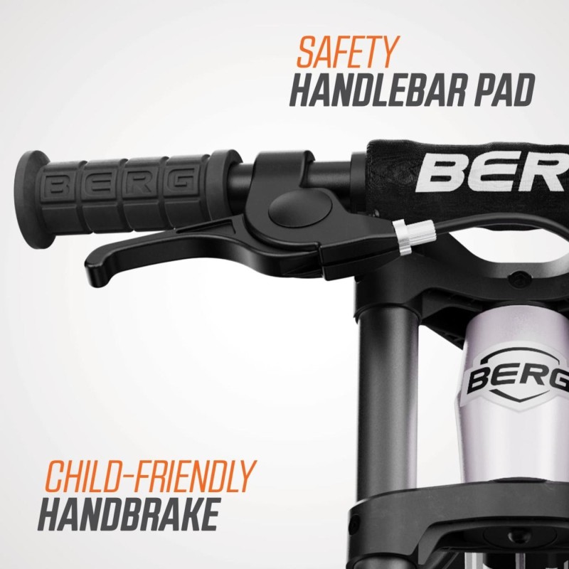 Bici sin pedales BERG BIKY Cross White con freno de mano