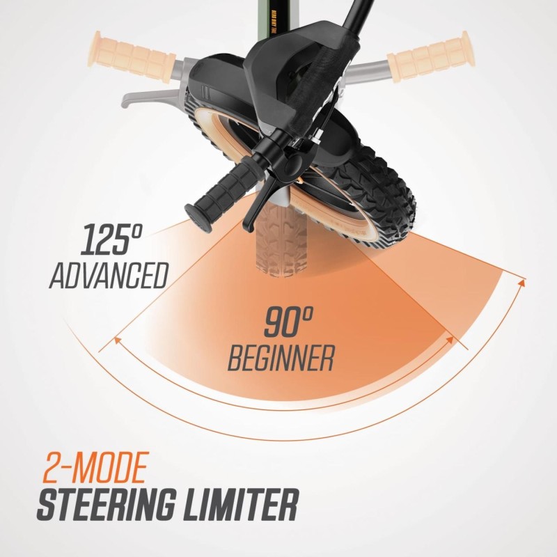 Bici sin pedales BERG BIKY Trail Green con freno de mano