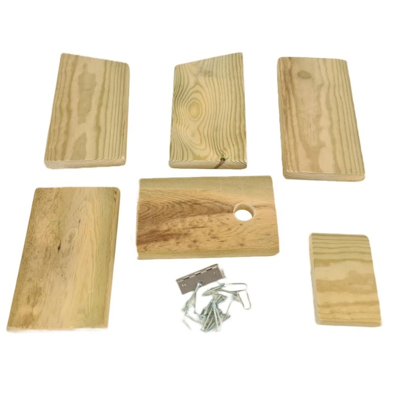 Caja nido para pájaros de madera tratada MASGAMES SPARROW