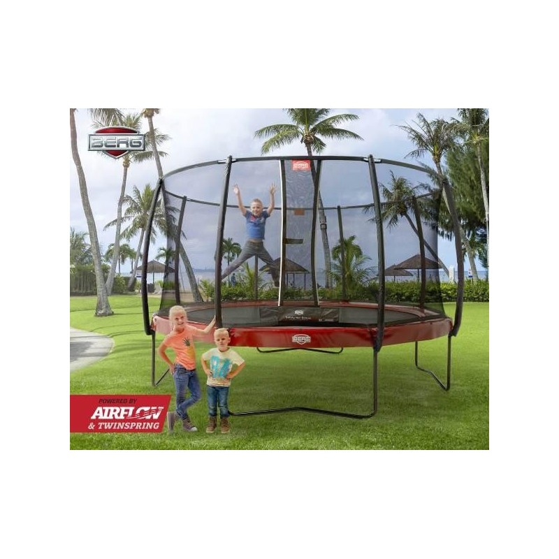 Cama elástica BERG Elite 380 + Red Deluxe