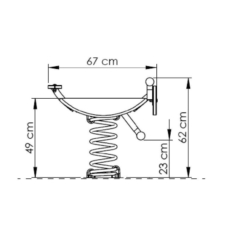 Balancín muelle RACER