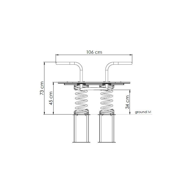 Balancín muelle cuádruple U-LINE