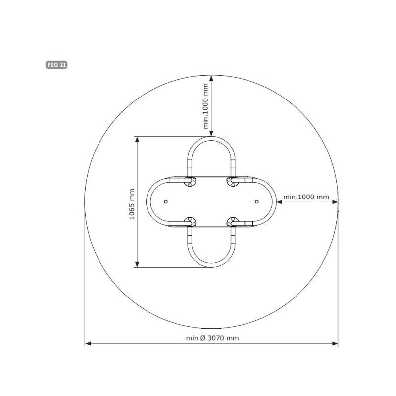 Balancín muelle cuádruple U-LINE