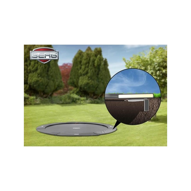 Cama elástica BERG Flatground Elite 380 Grey