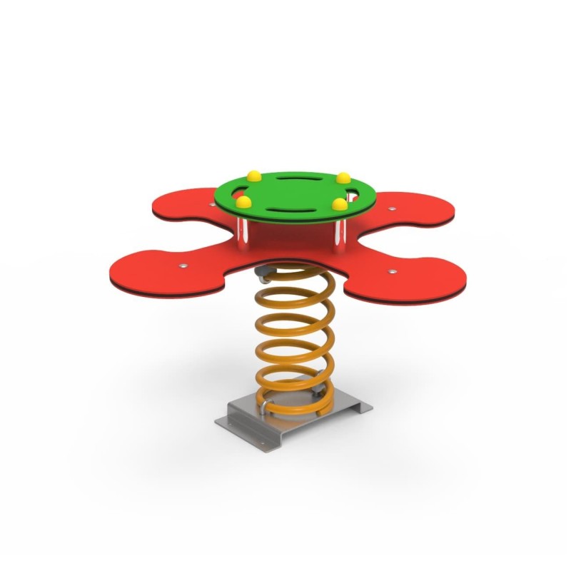 Balancín muelle cuádruple FLOR