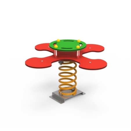 Balancín muelle cuádruple FLOR