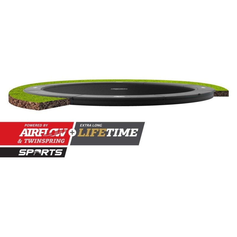 Cama elástica BERG Flatground Elite 430 Grey