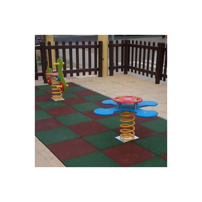 Balancín muelle cuádruple FLOR