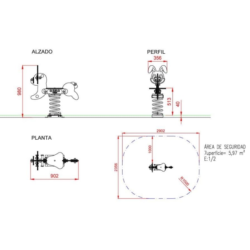 Balancin muelle CONEJO