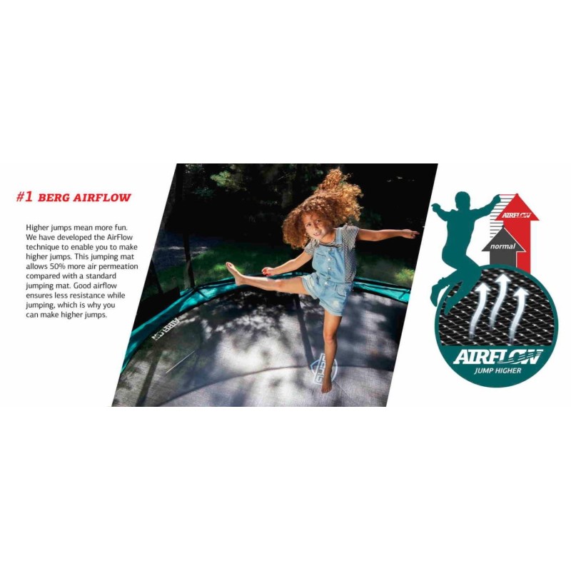 Trampolim BERG Flatground Ultim Champion 200 Grey